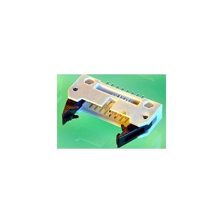 Molex Board Connector, 10 Contact(S), 2 Row(S), Male, Straight, 0.1 Inch Pitch, Solder Terminal, Eject 905711101